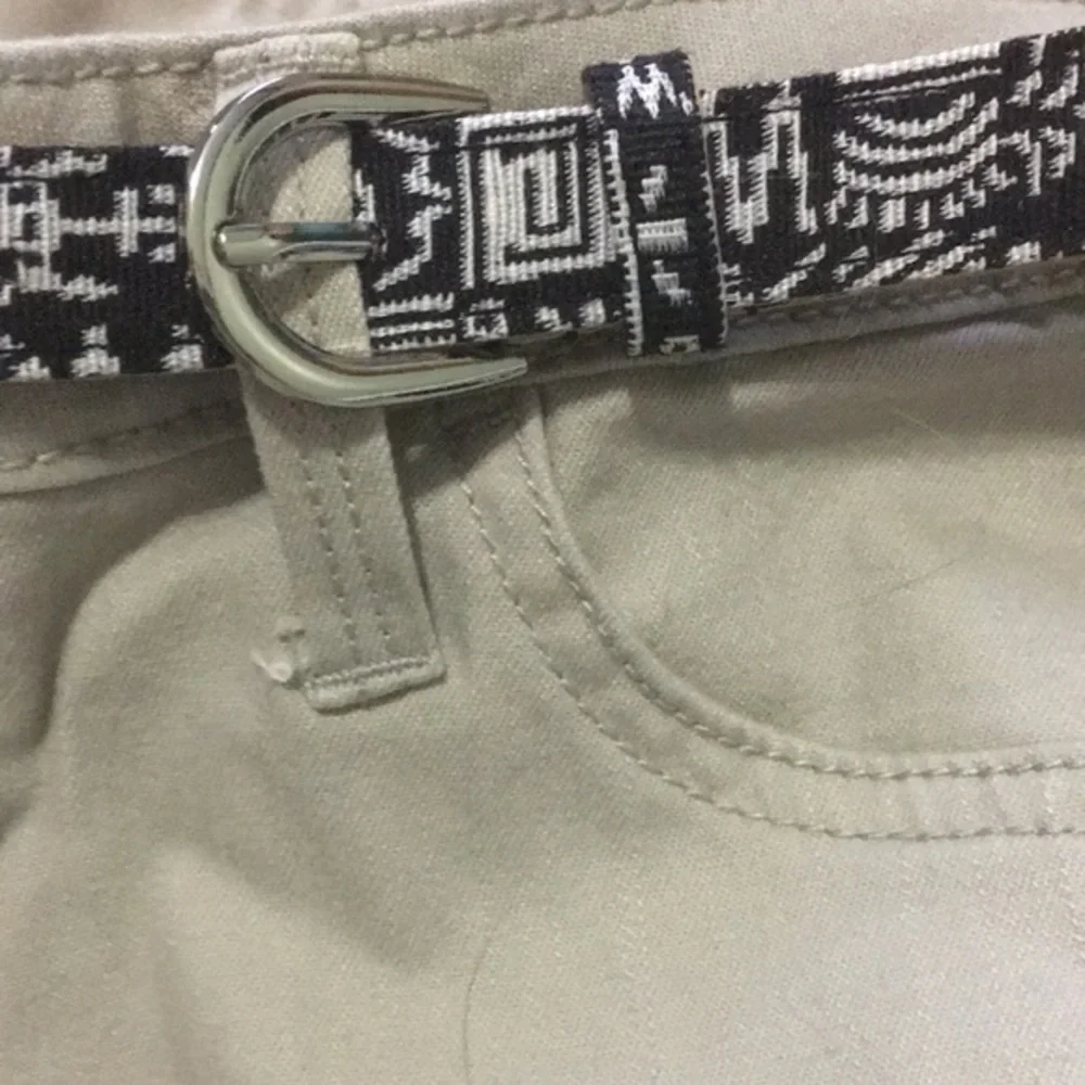 Riders by Lee- Mid Rise Tan Shorts. Size 12
